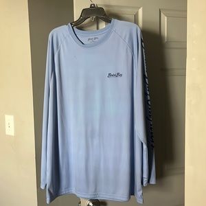 Bimini Bay blue men’s fishing shirt SPF 50 size XXL